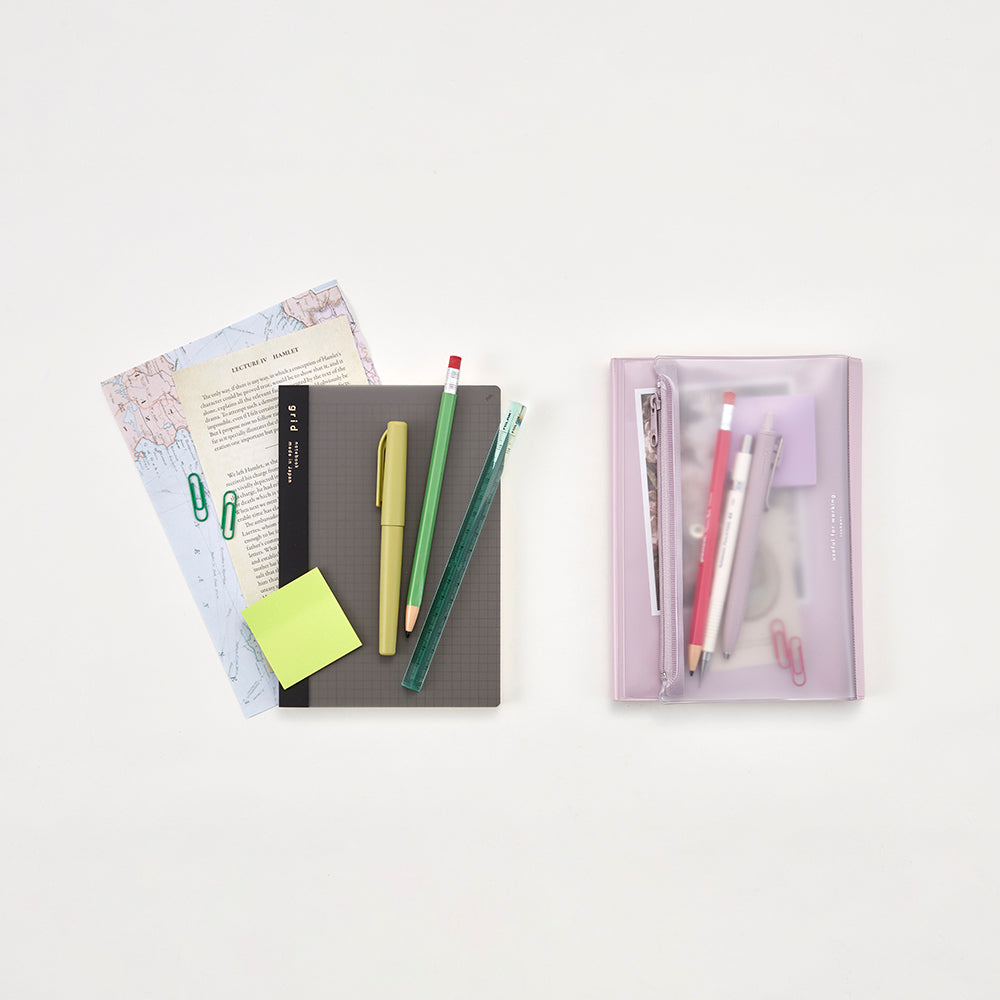 isshoni. Pen Case + NoteBook Cover PVC A5-11