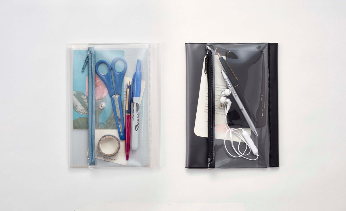 isshoni. Pen Case + NoteBook Cover PVC A5-7