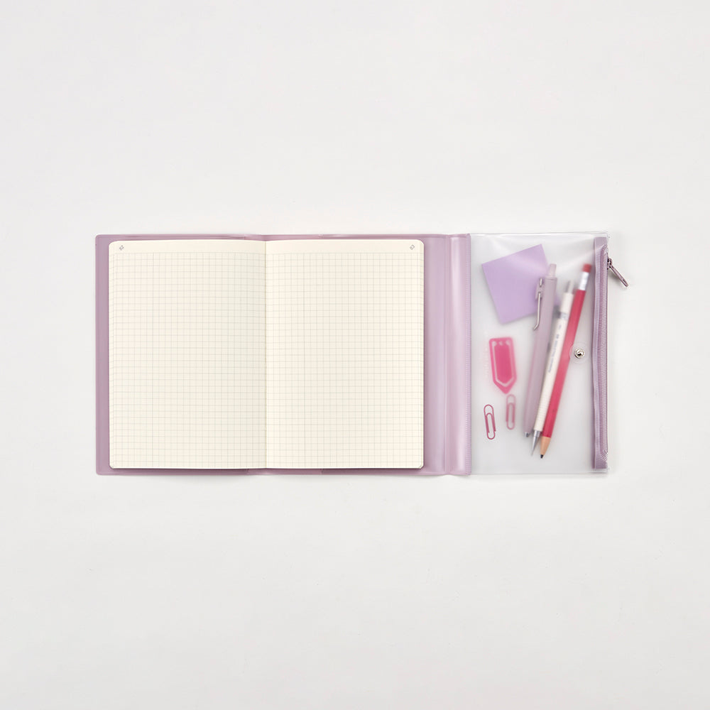 isshoni. Pen Case + NoteBook Cover PVC A5-13