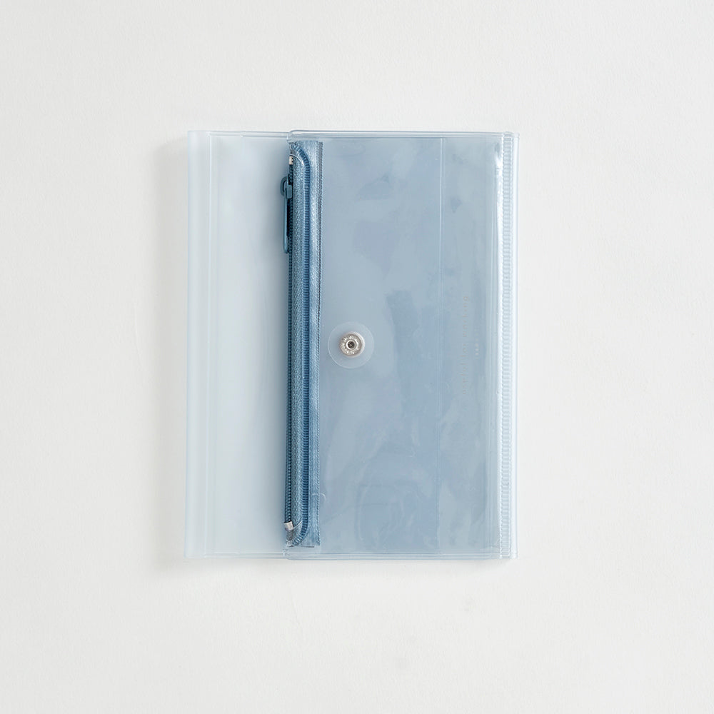 isshoni. Pen Case + NoteBook Cover CLEAR PVC A6-2