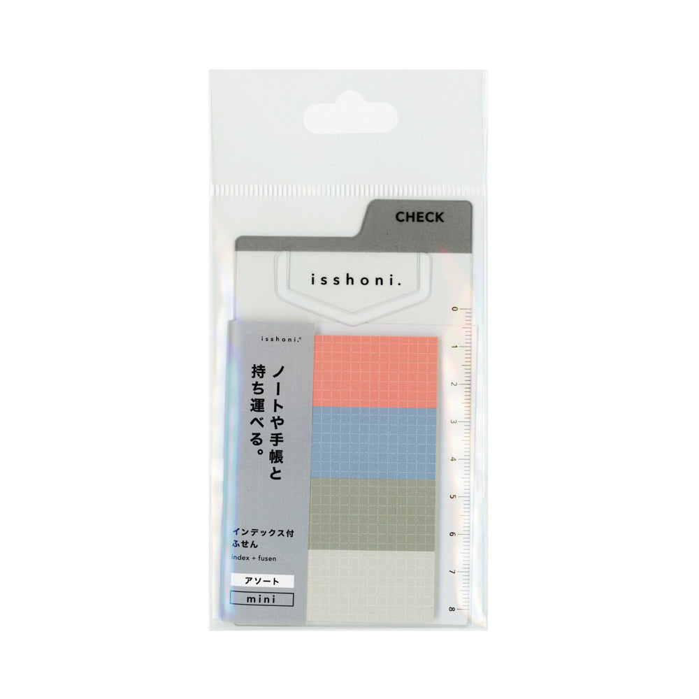 isshoni. Index Sticky Notes Mini Assorted-1