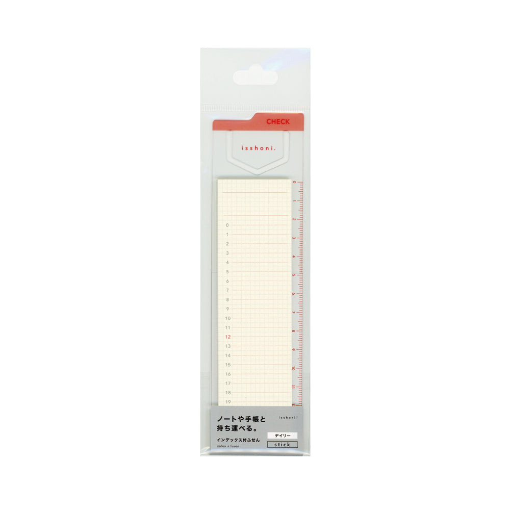 isshoni. Index Sticky Notes Stick Daily / Red-1