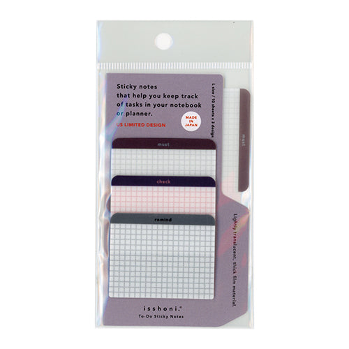 <USA LIMITED EDITION> isshoni. To-Do Sticky Notes L USL TITLE