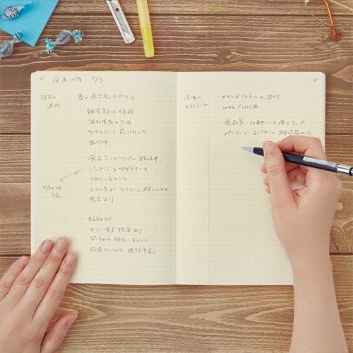 isshoni. NoteBook Number A5 Grid-10
