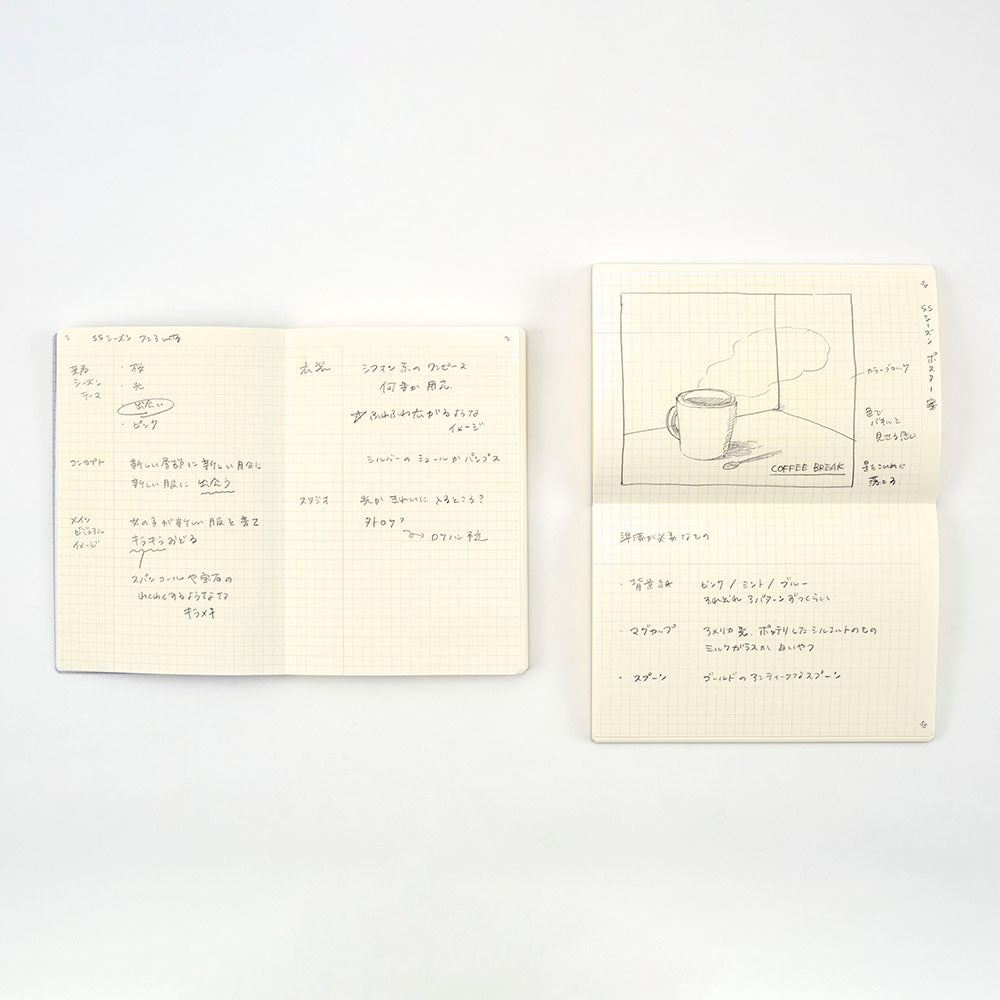 isshoni. NoteBook Number A5 Grid-9