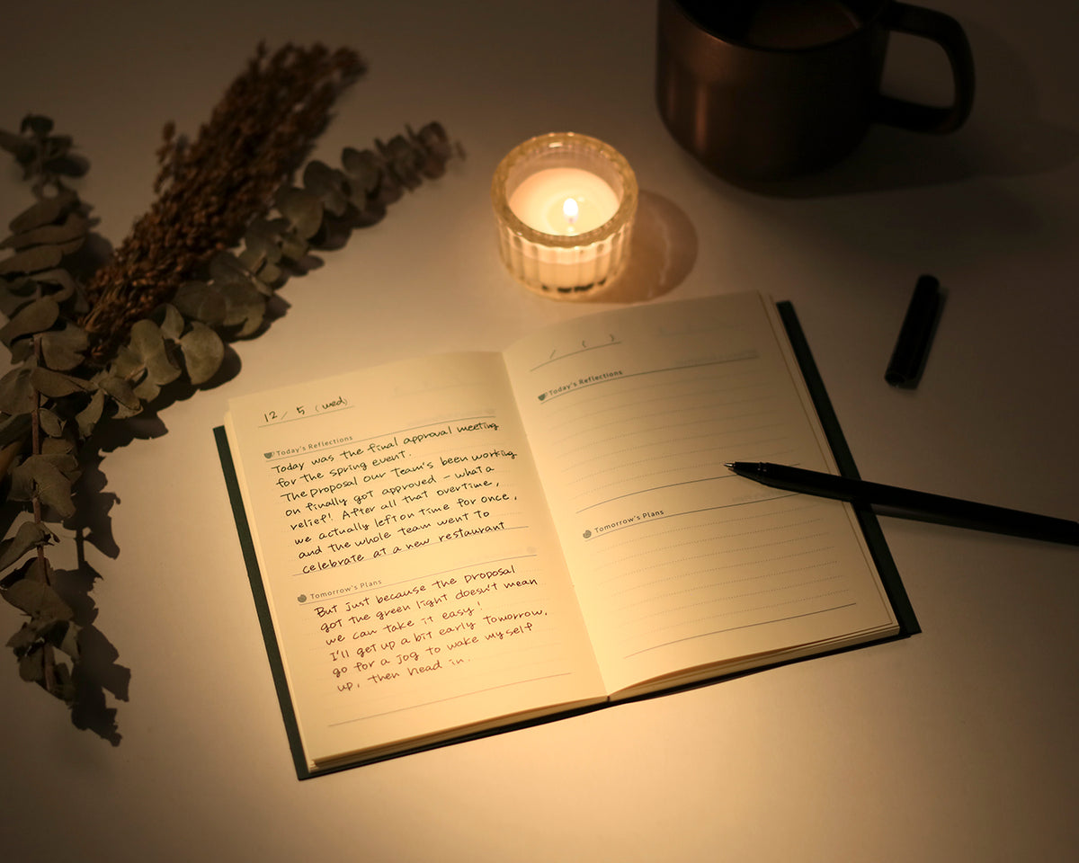 Evening, Café au Lait & a Journal-5